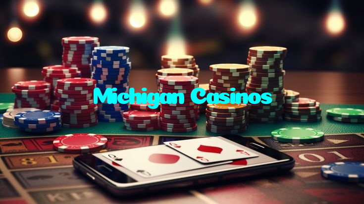 Michigan Casinos casino presented on mobile device in Pakistan with slots and live games